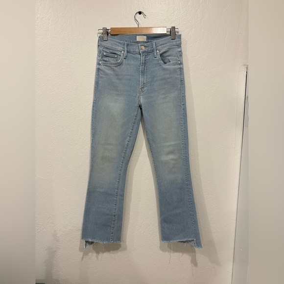 Mother The Insider Crop Step Fray in Fresh Catch Size 26 – High Rise Bootcut - Picture 11 of 14
